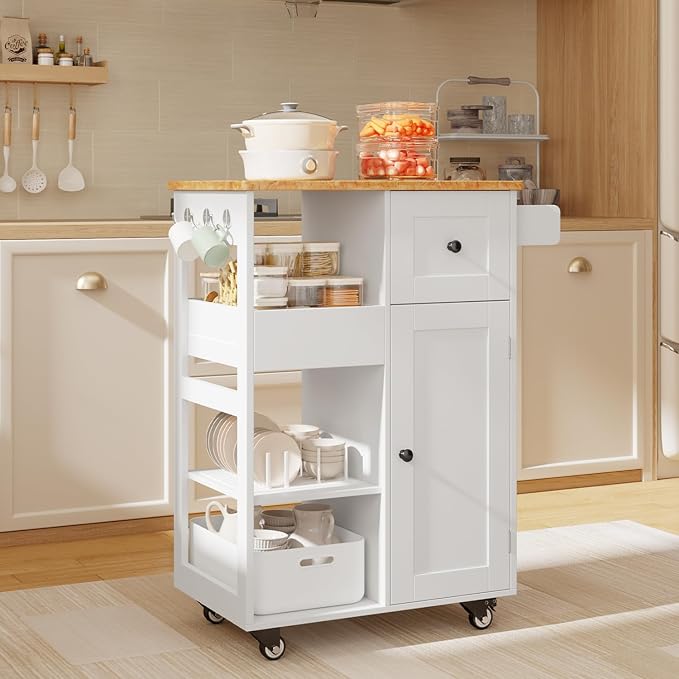 White & Tabletop-oak Color