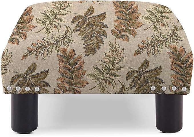 Tan Floral Jacquard
