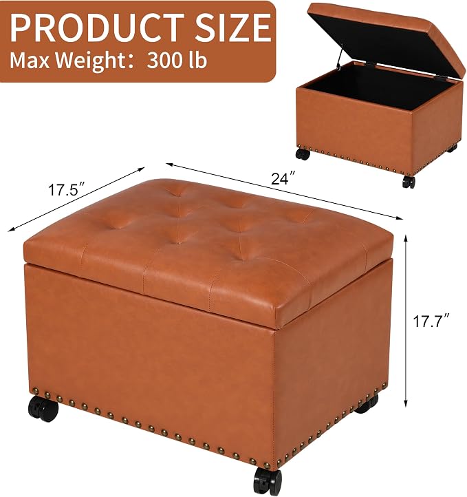 Orange Brown With Wheels