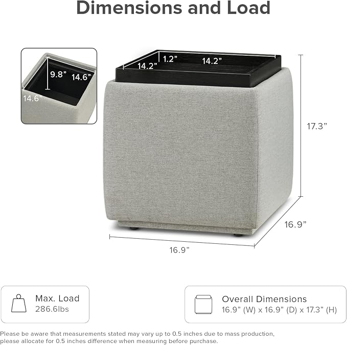 Light Gray Fabric, Cube
