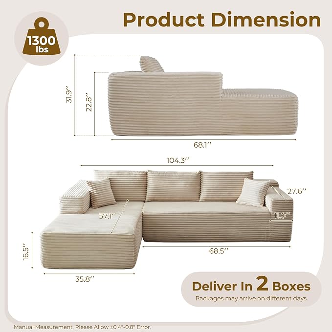 Beige,plush Corduroy