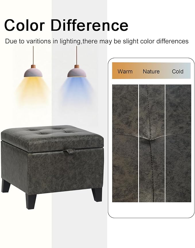 Style2 Faux Leather Dark Grey