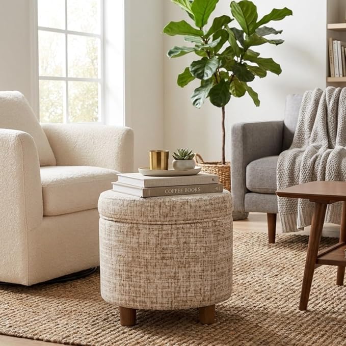 Cream Textural Woven