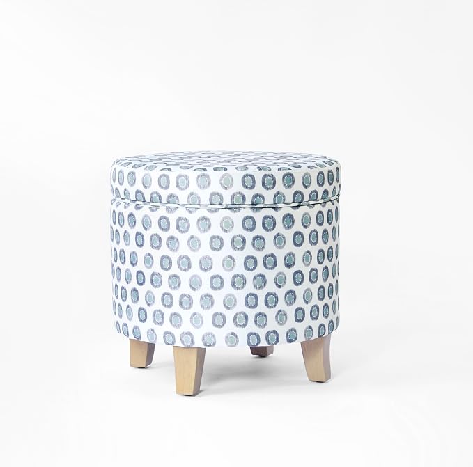 Small Green Medallion Ikat Print