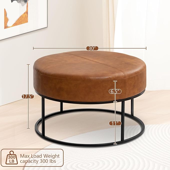 Vintage Brown-round