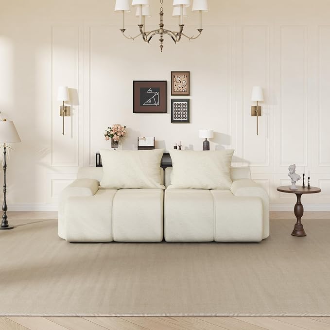 Chenille Corduroy - Cream White