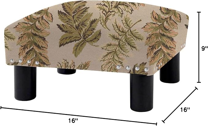 Tan Floral Jacquard
