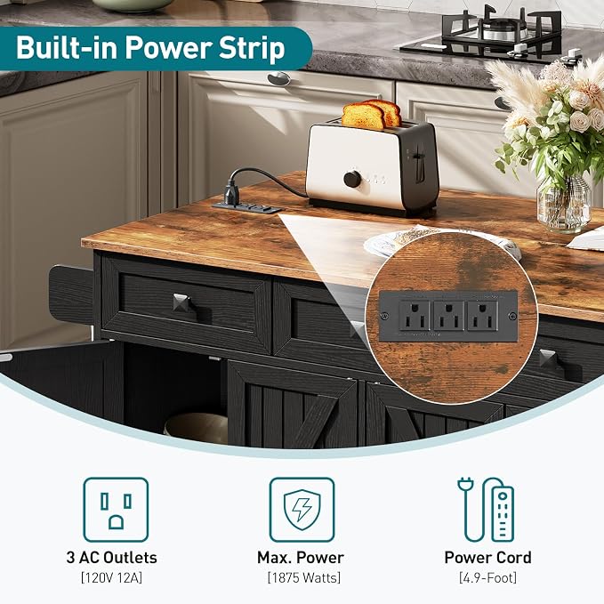 Black + Rustic Brown
