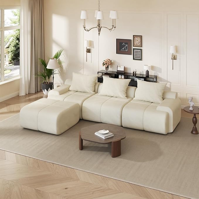 Chenille Corduroy - Cream White