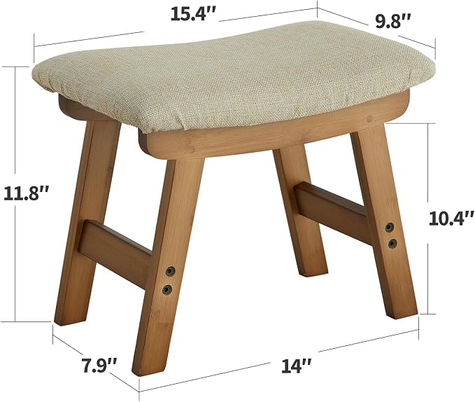 Brown Legs - Beige Stool Surface