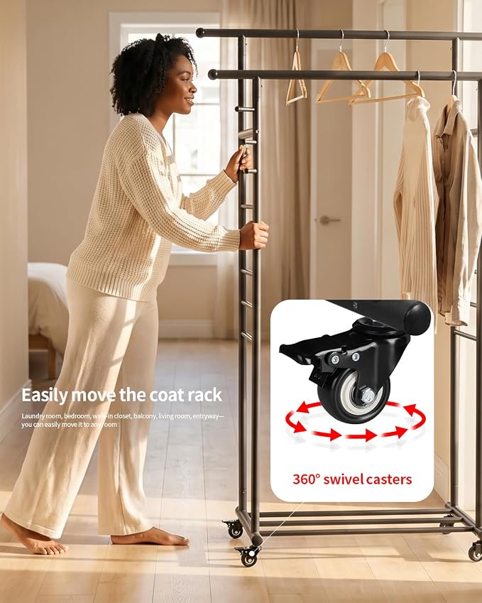 Black (Double Rod)