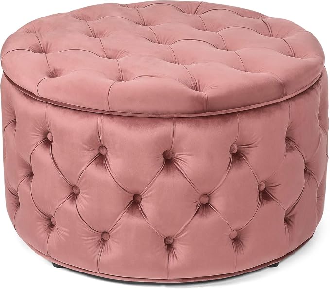 Pink Round Storage