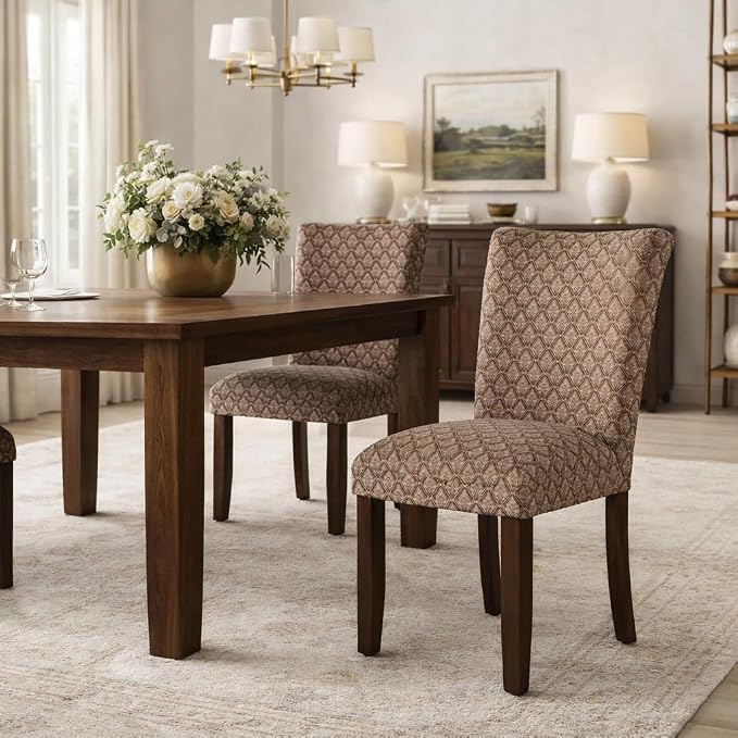 Brown Damask