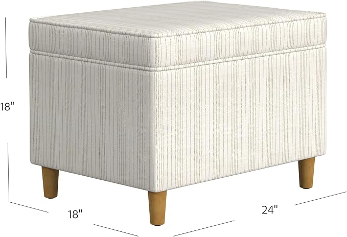 Cream Marigold Pinstripe Fabric