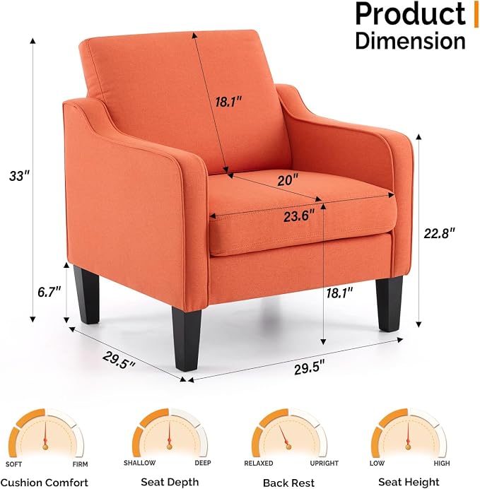 Burnt Orange Linen
