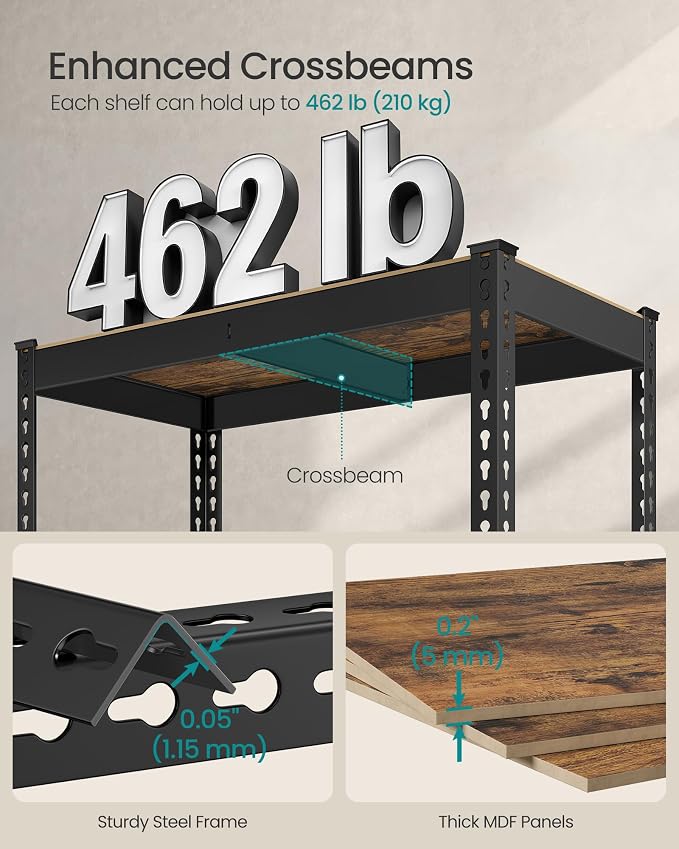 Black + Rustic Brown
