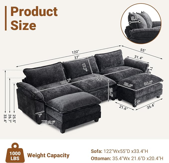 Chenille Black
