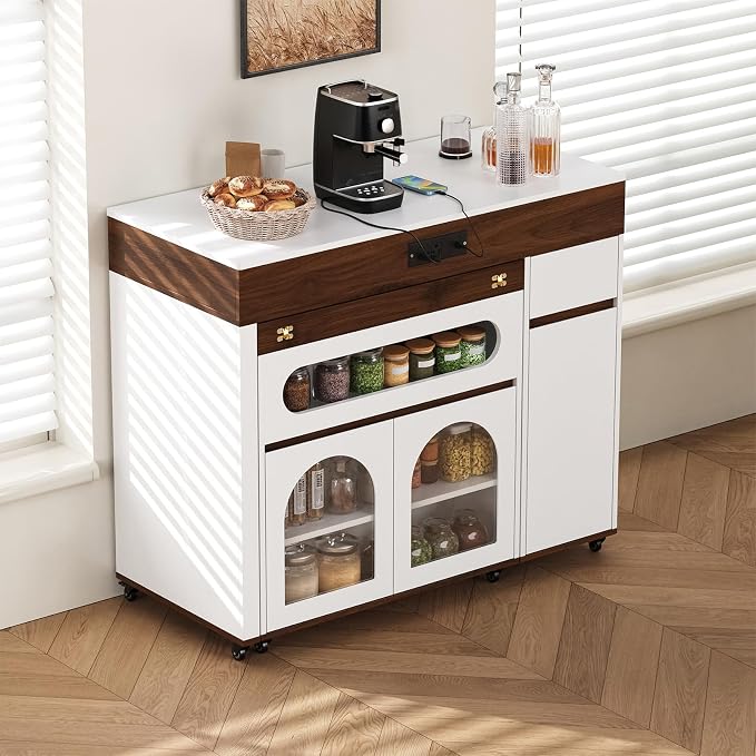 Creamy White + Walnut