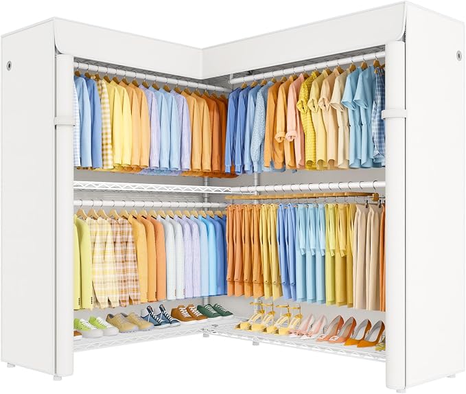 White Rack with White Cover