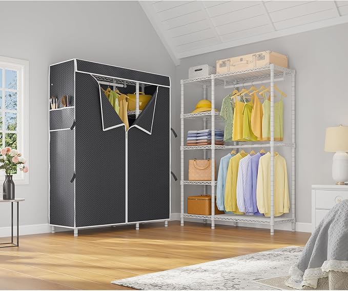 White Rack with Black Upgraded Cover