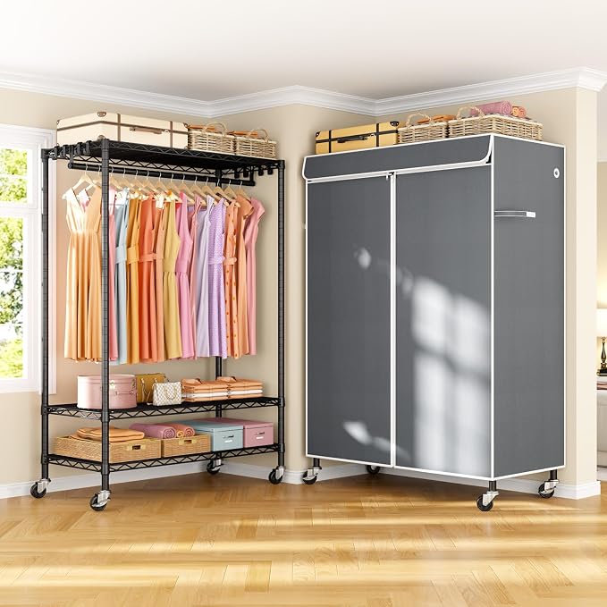 Black Rack with Gray Cover