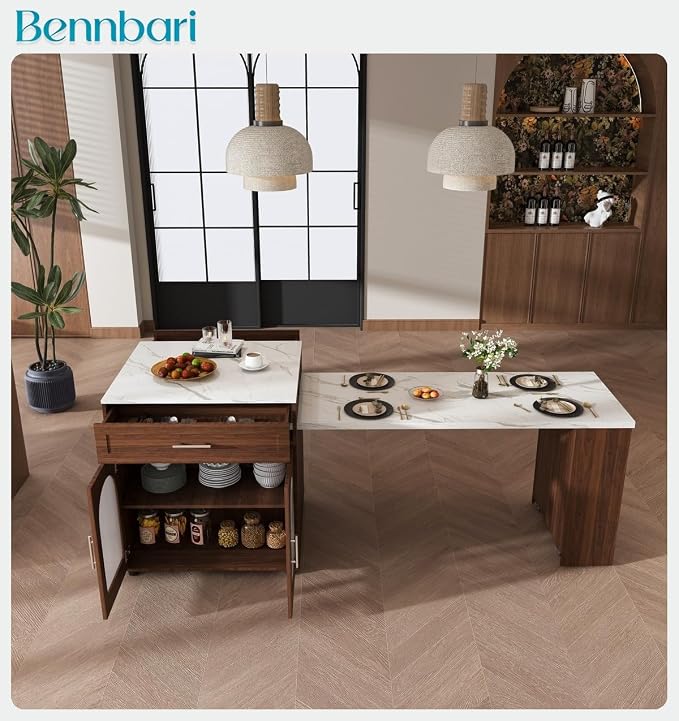 Walnut & Marble-grain