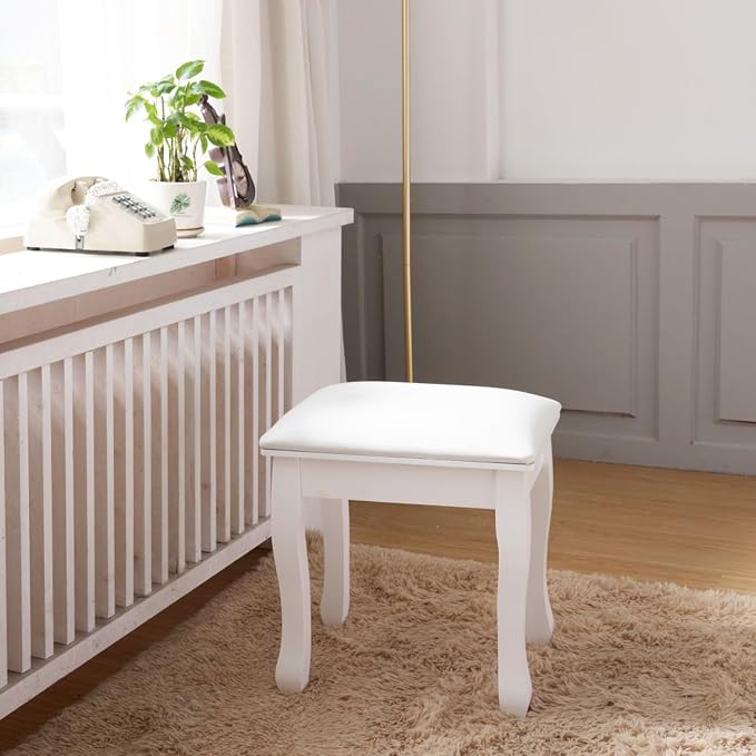 White Curved Leg