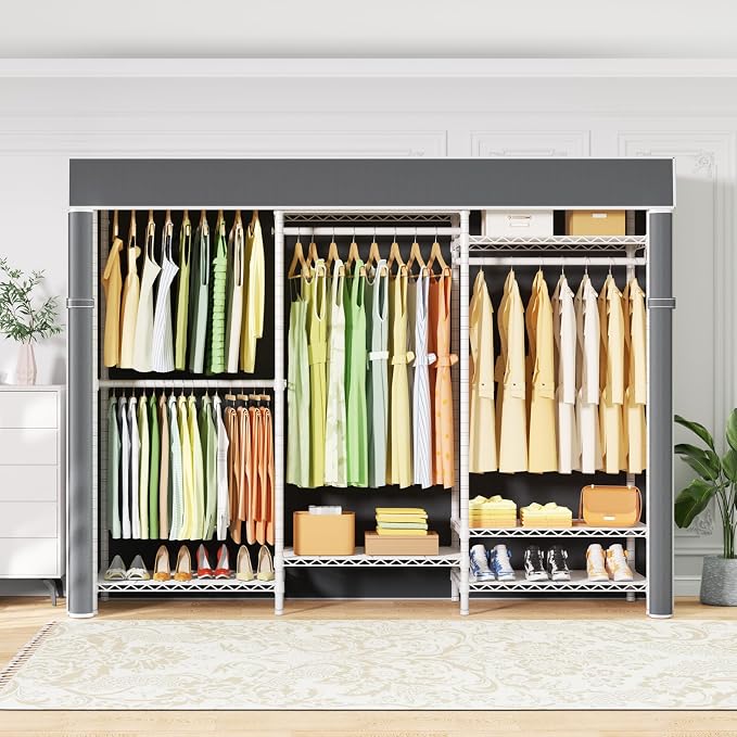 White Rack with Grey Cover
