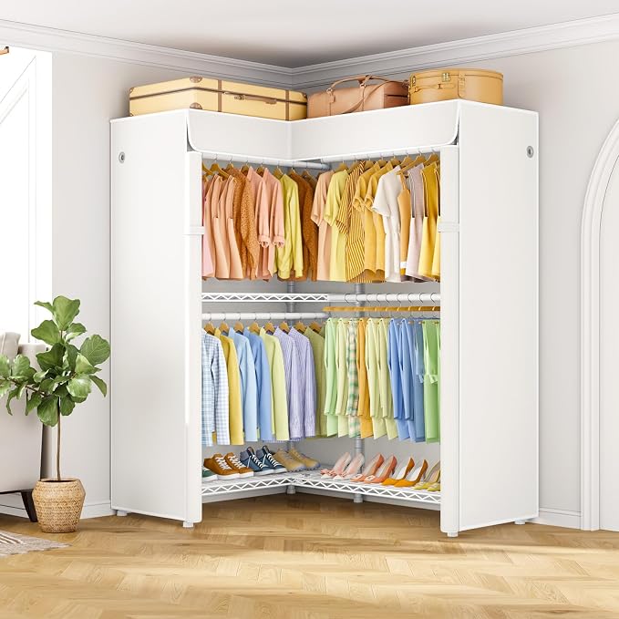 White Rack with White Cover
