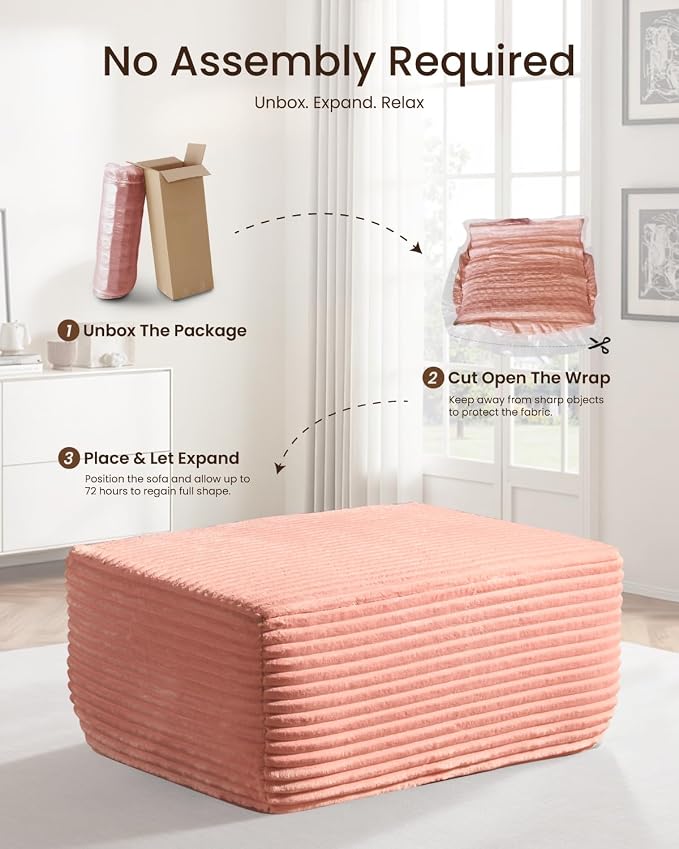 Pink (Plush Corduroy Fabric)