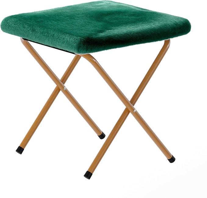 Emerald Fabric/Soft Gold Frame