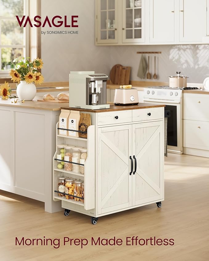 Rustic White + Honey Brown