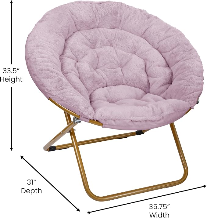 Dusty Purple Fabric/Soft Gold Frame