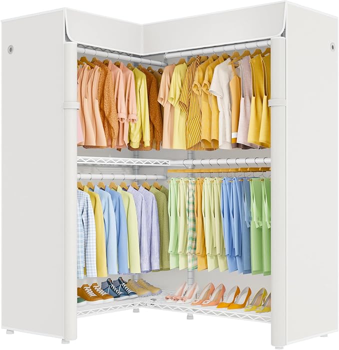 White Rack with White Cover
