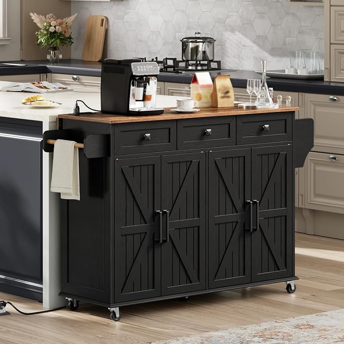 Black + Rustic Brown
