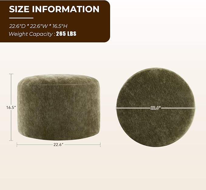 Olive Green Chenille