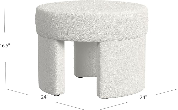 White Cream Boucle