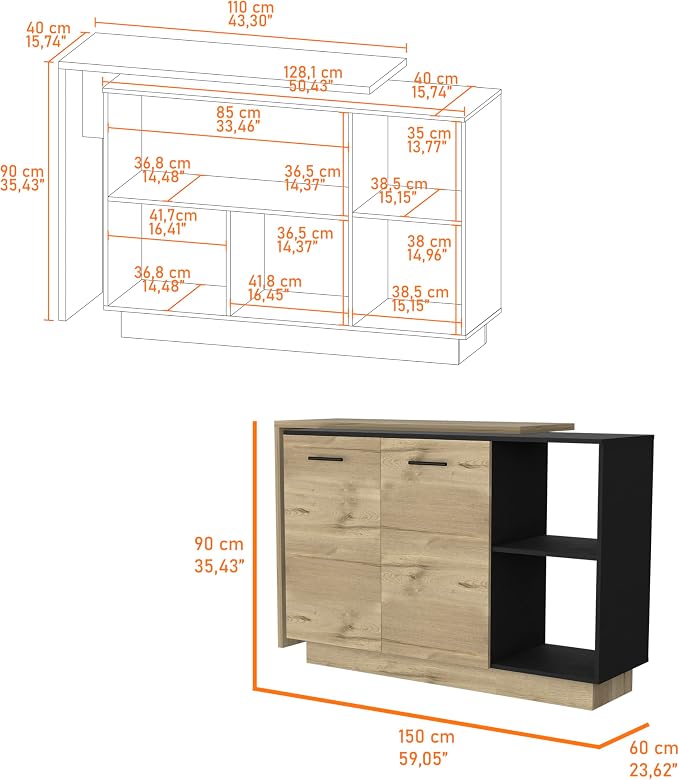 Oak+black