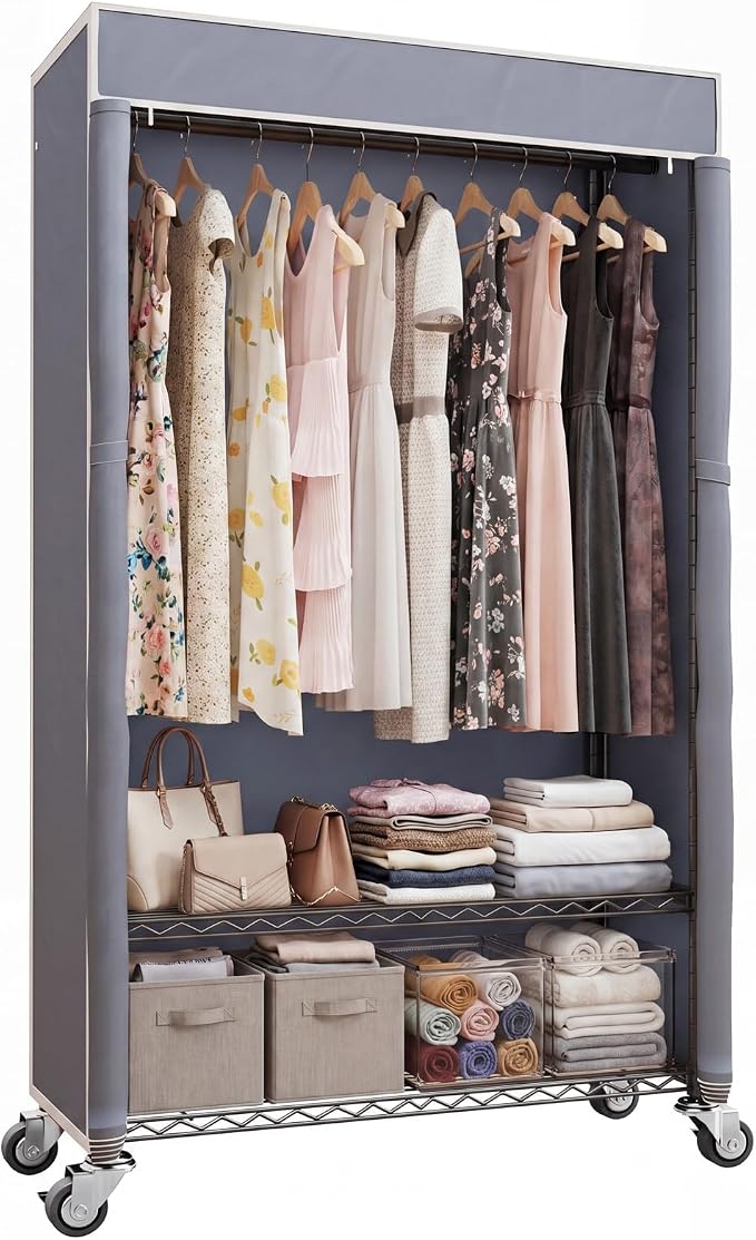 Black Rack with Grey Cover