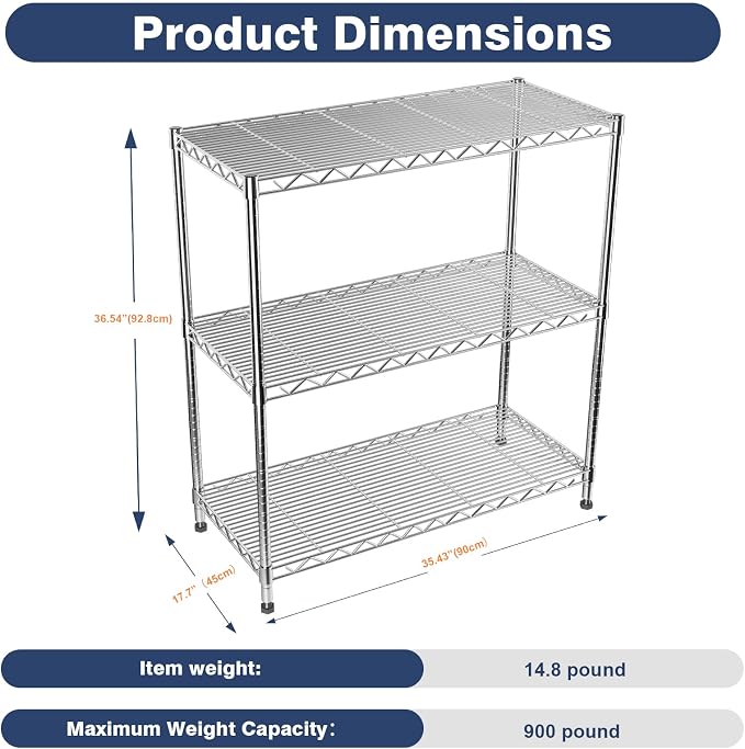 3-tier Chrome-35.4\