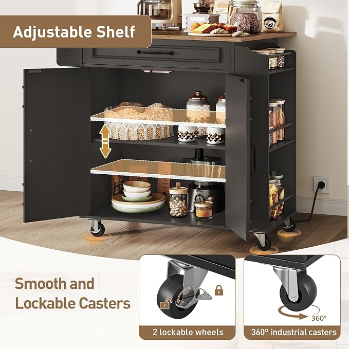 Black + Rustic Brown