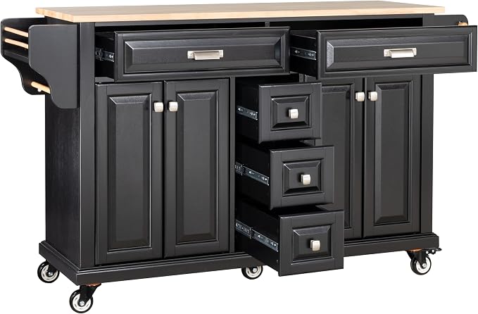 5 Drawers - Black