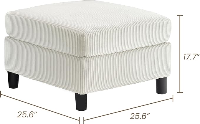 Beige Ottoman