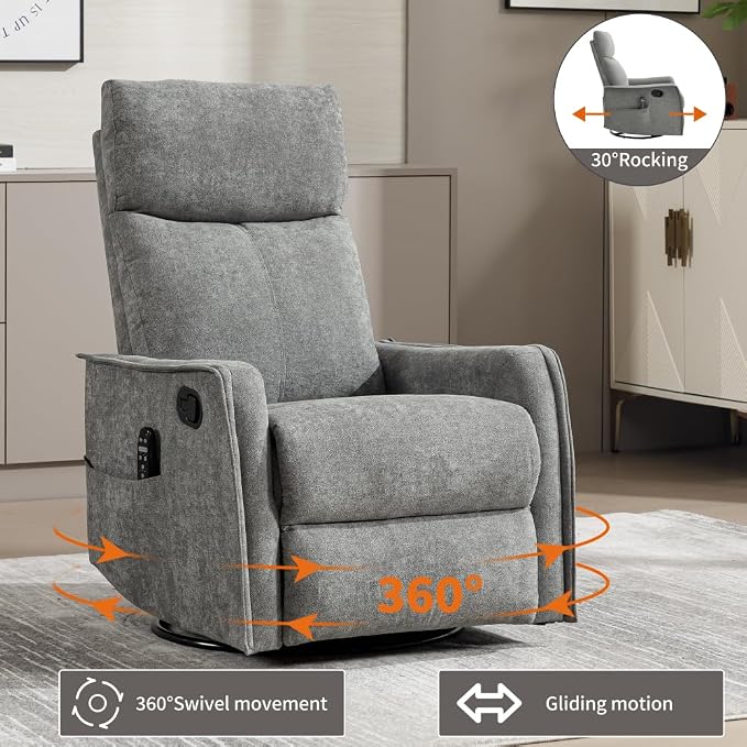 Grey + Metal & Wood + Fiber Foam and Polyester Fiber Pad-1
