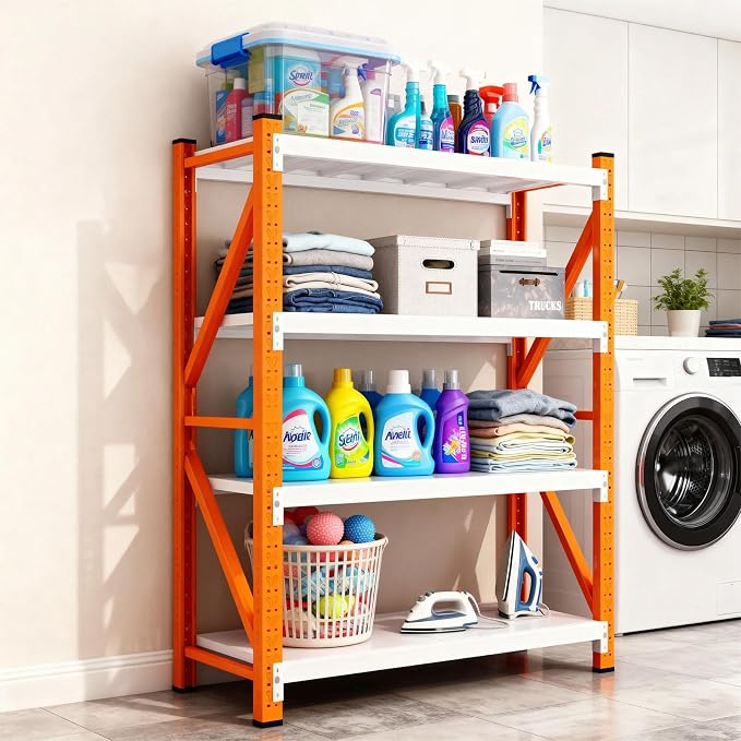 Orange and White