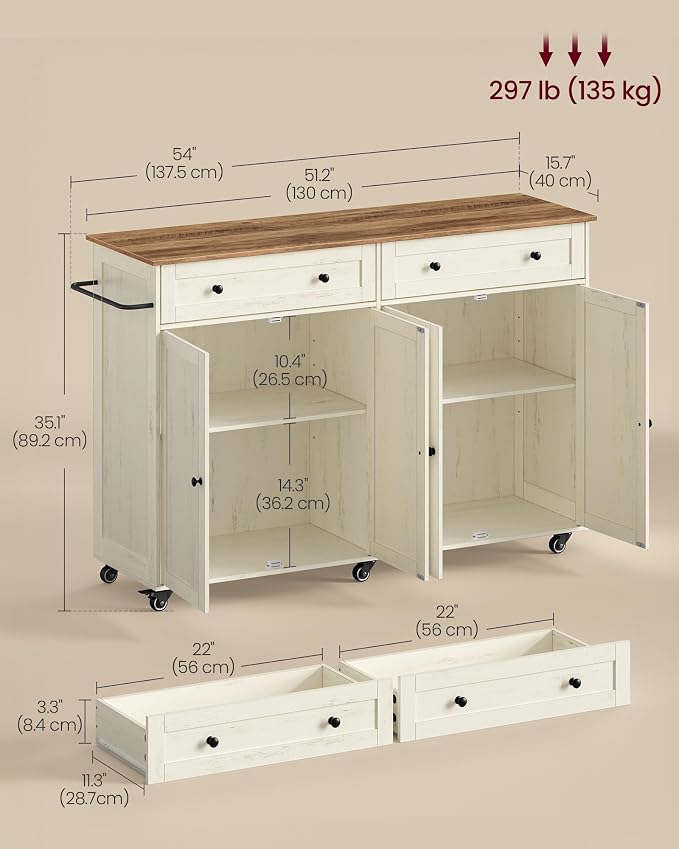 Rustic White + Honey Brown