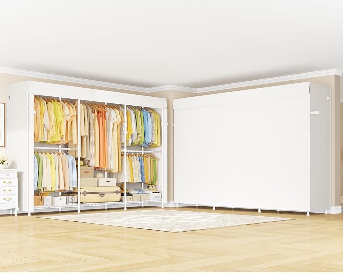 White Rack With White Cover