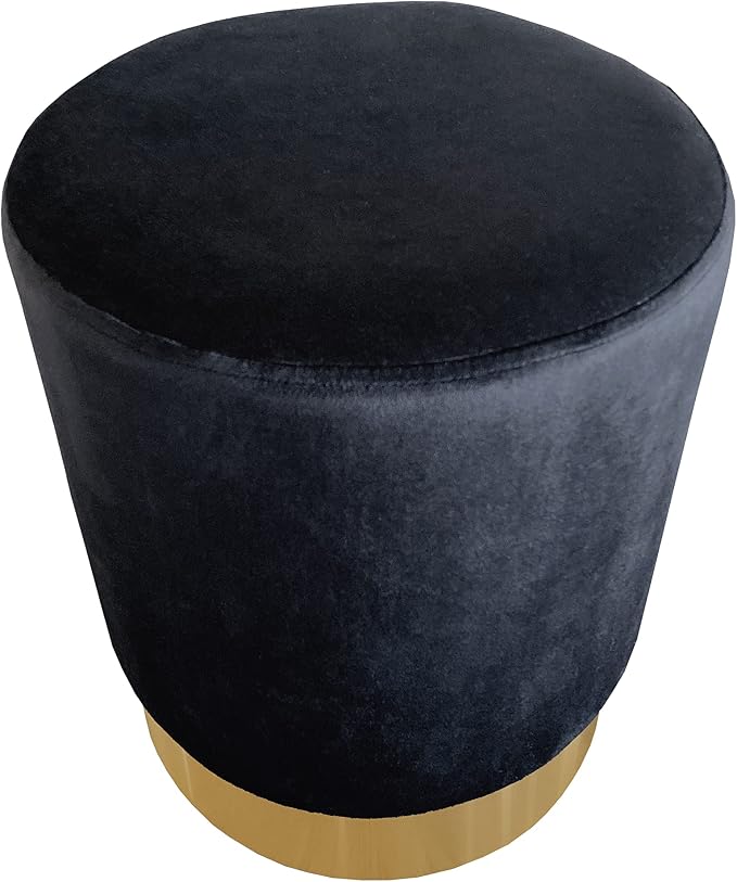 Black/Gold Velvet