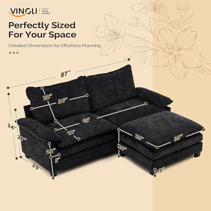 Chenille Black
