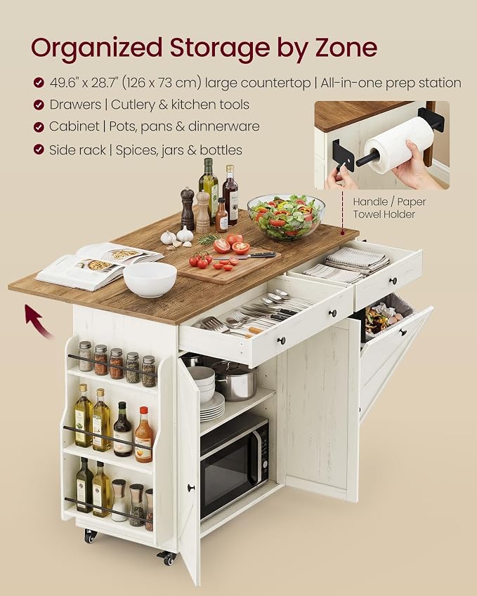 Rustic White + Honey Brown